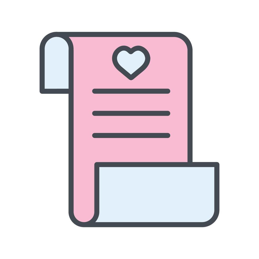 Wishlist Icon Design vector