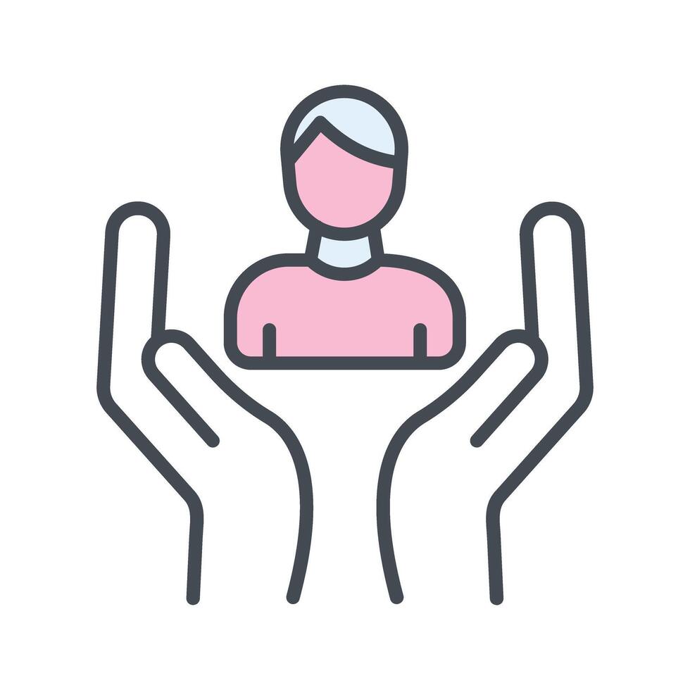 Employee Insurance Icon Design vector