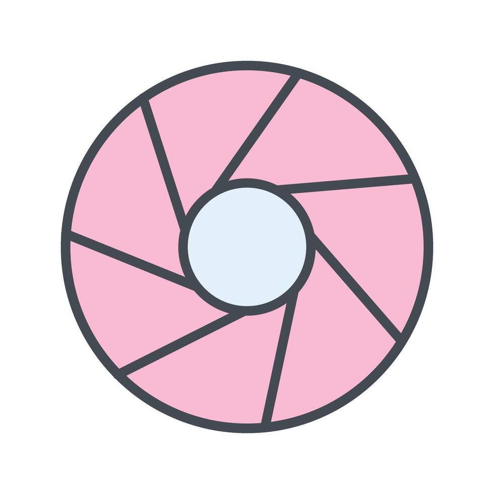 Aperture Artifacts Icon Design vector