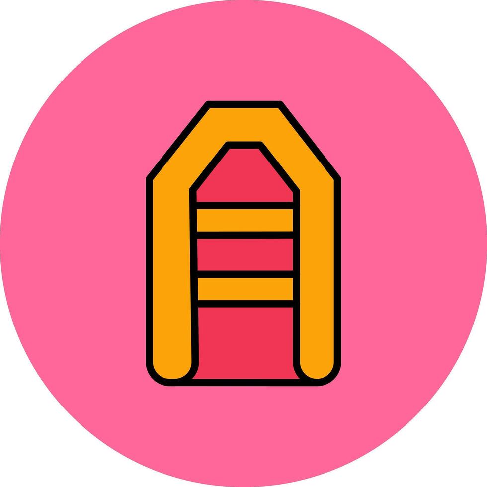 Inflatable Decor Icon Design vector