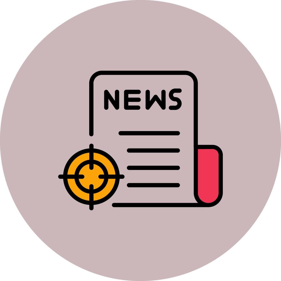 News Scoop Icon Design vector