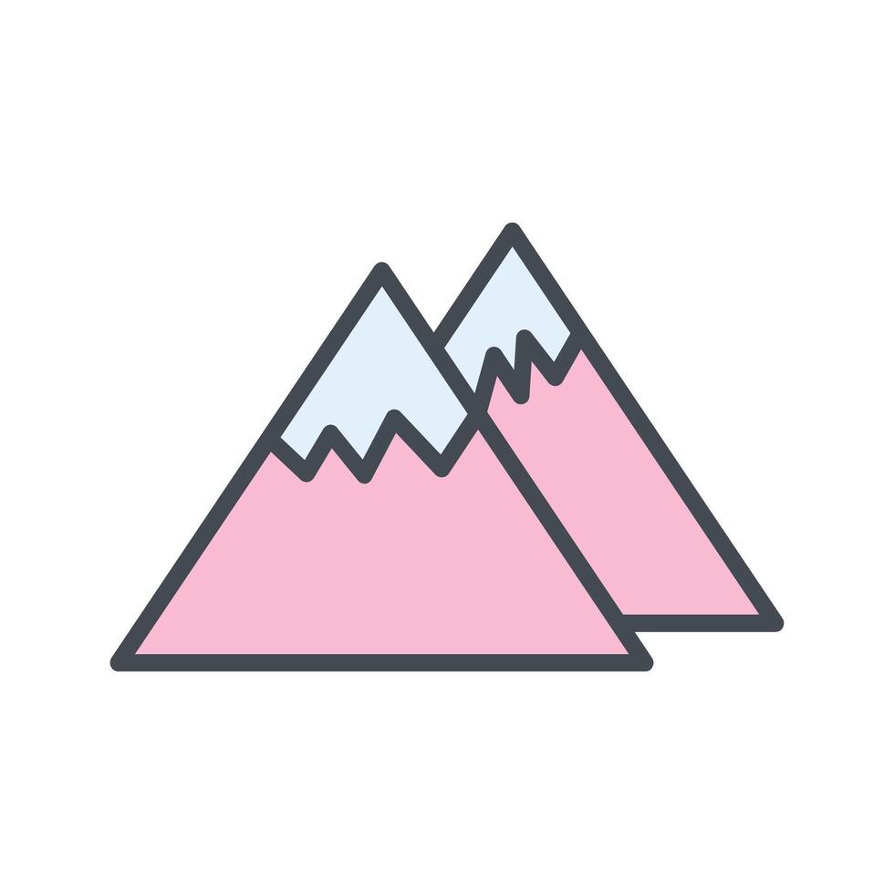 Mountain Icon Design vector