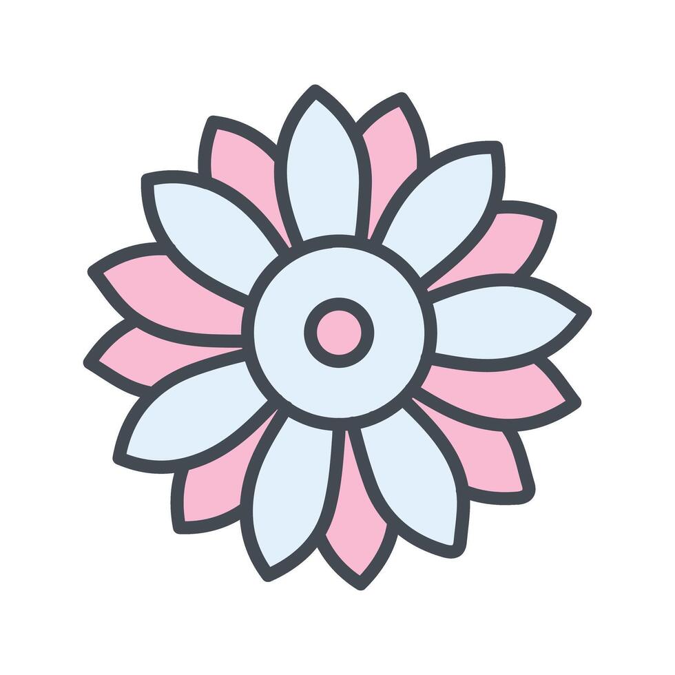 Floral Arrangement Icon Design vector
