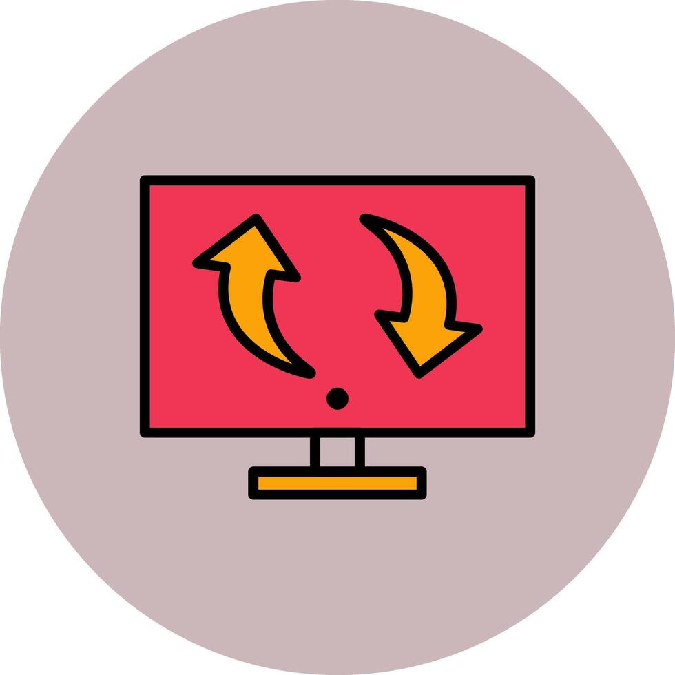 Migrate Icon Design vector
