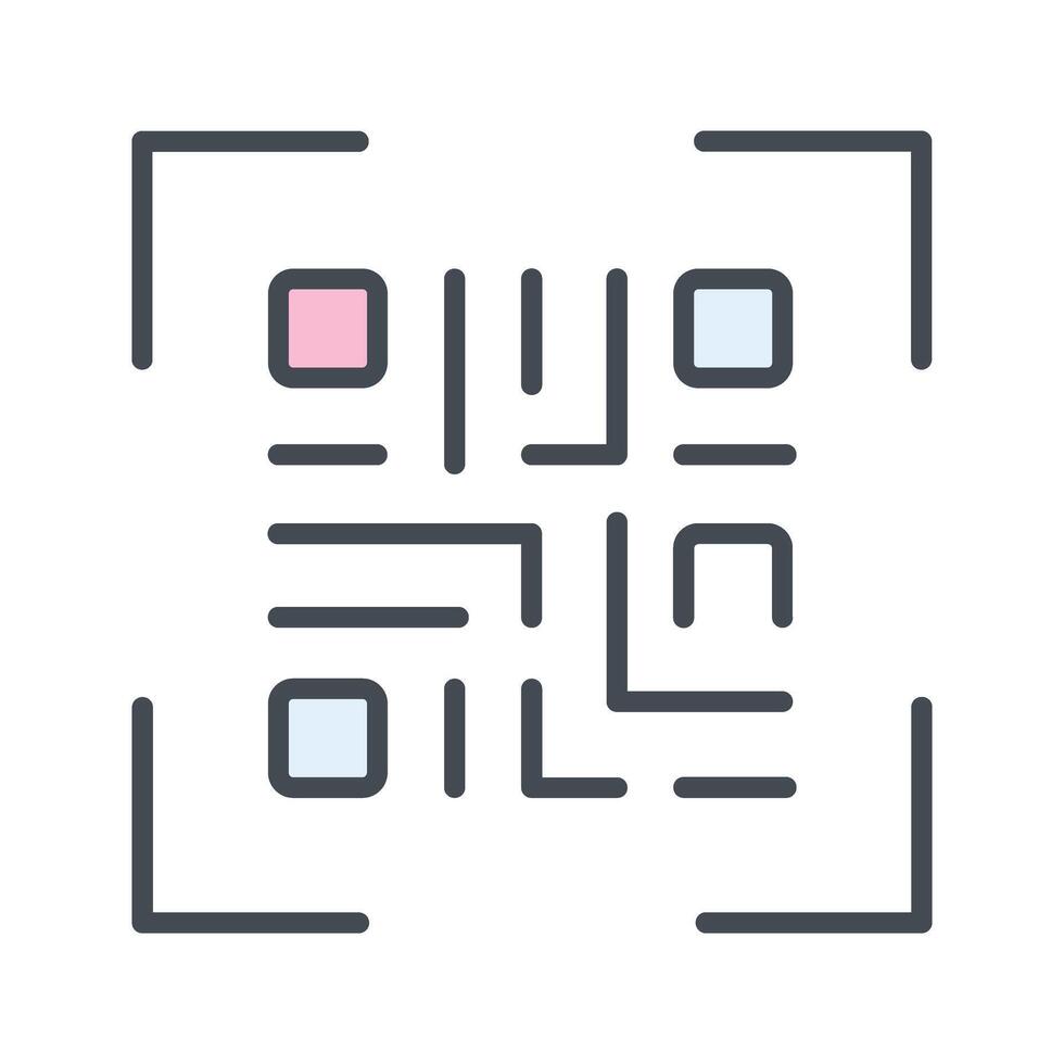 QR Code Generator Icon Design vector