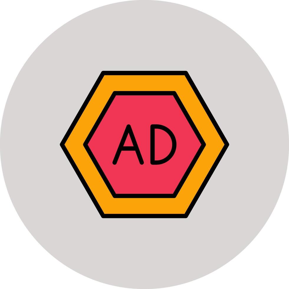 Ad Blocker Icon Design vector