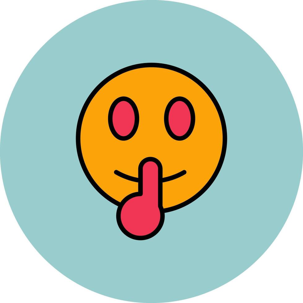 Shushing Face Icon Design vector