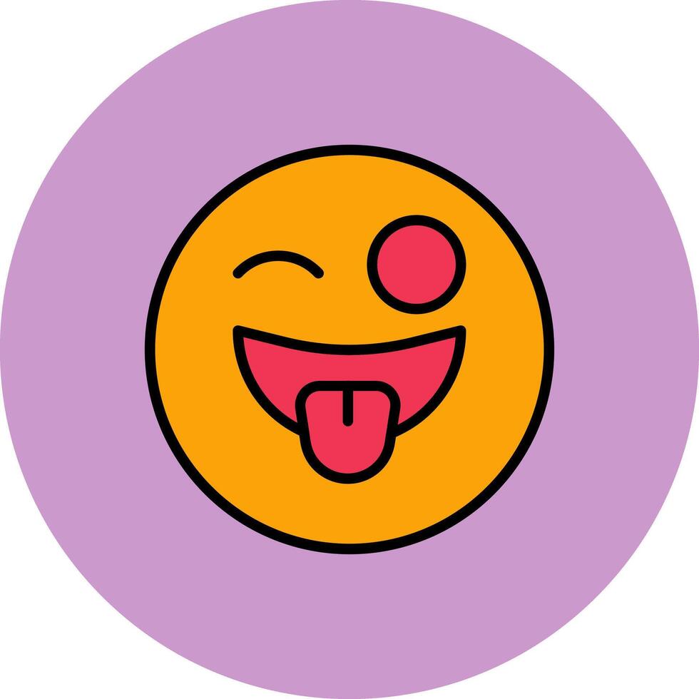 Zany Face Icon Design vector