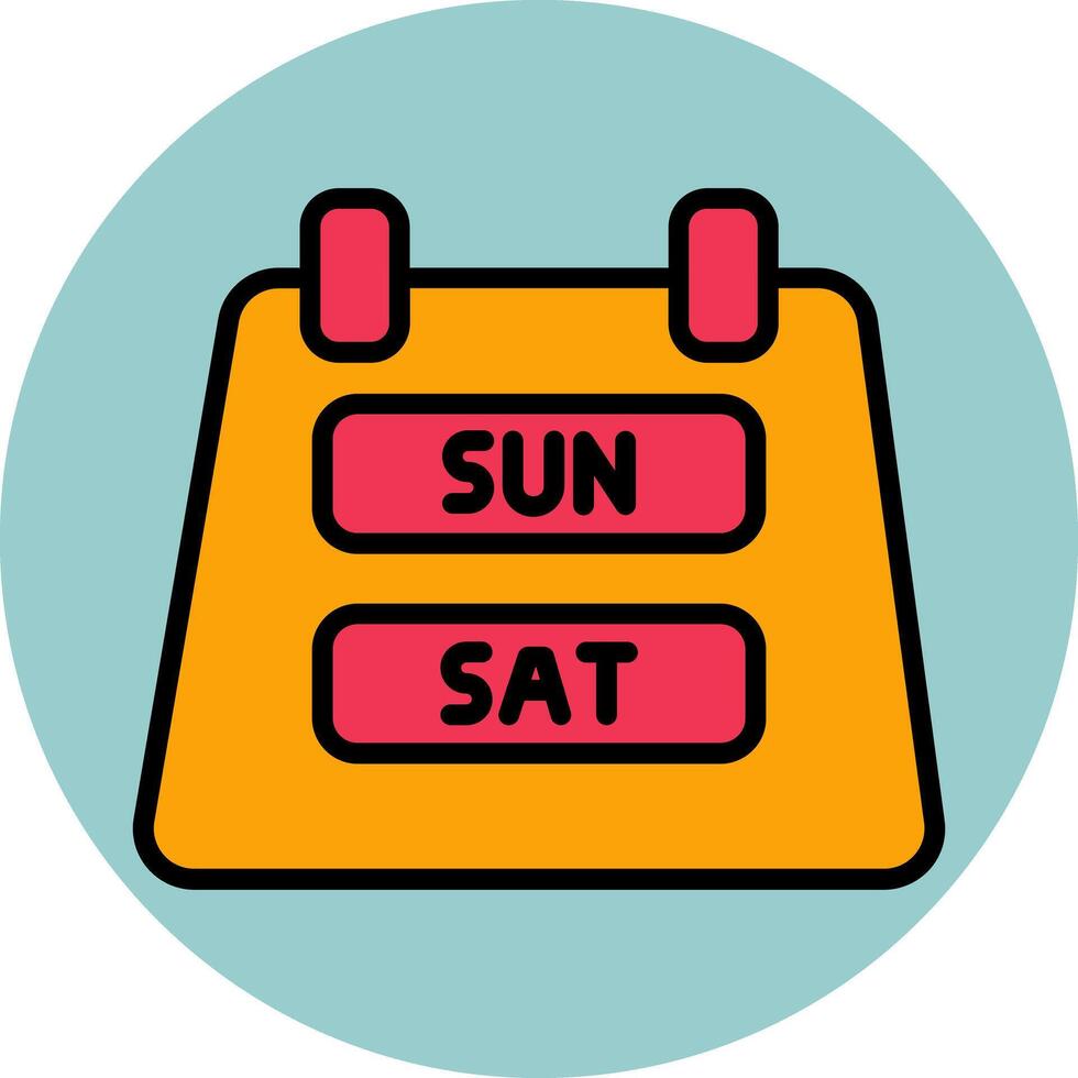 Weekend Getaway Icon Design vector