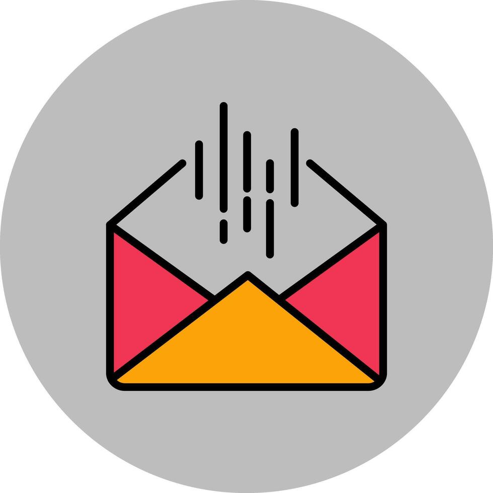 Mail Sorting Icon Design vector