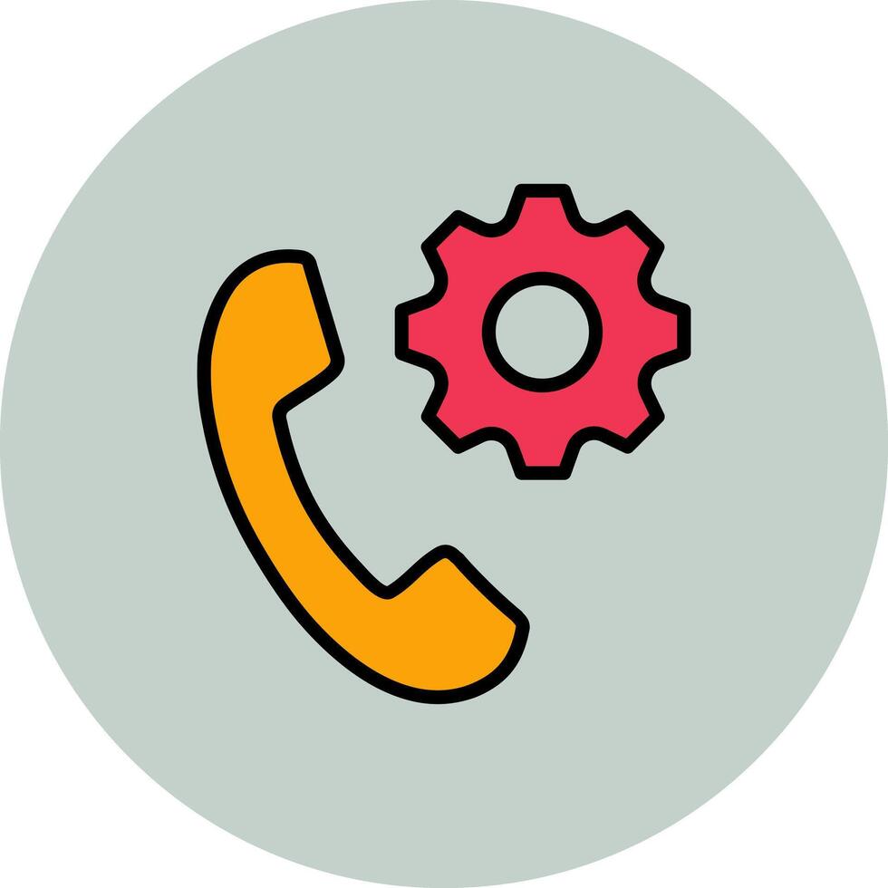 Technical Help Icon Design vector