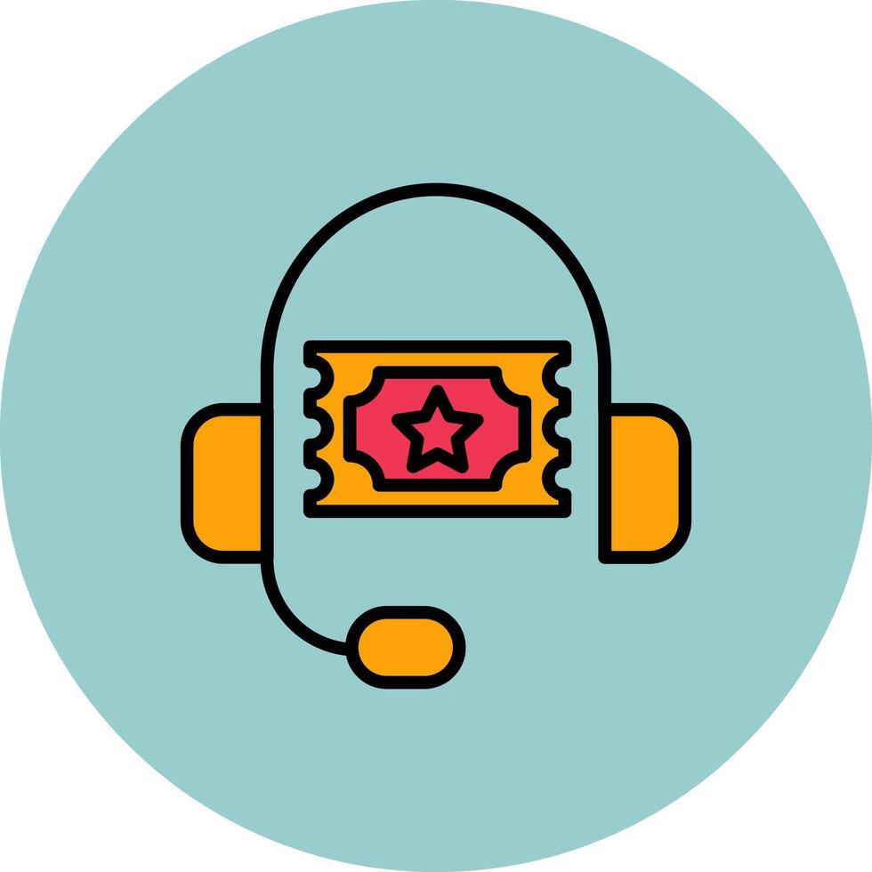 Support Ticket Icon Design vector
