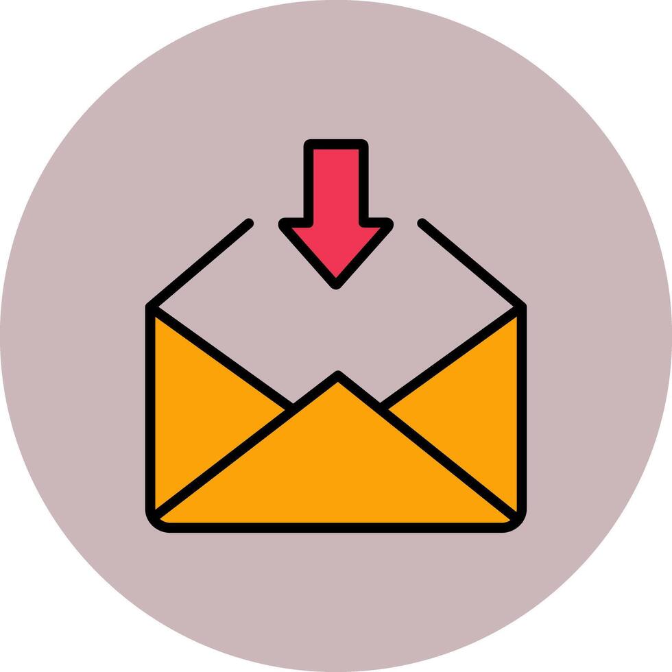 Receive Icon Icon Design vector