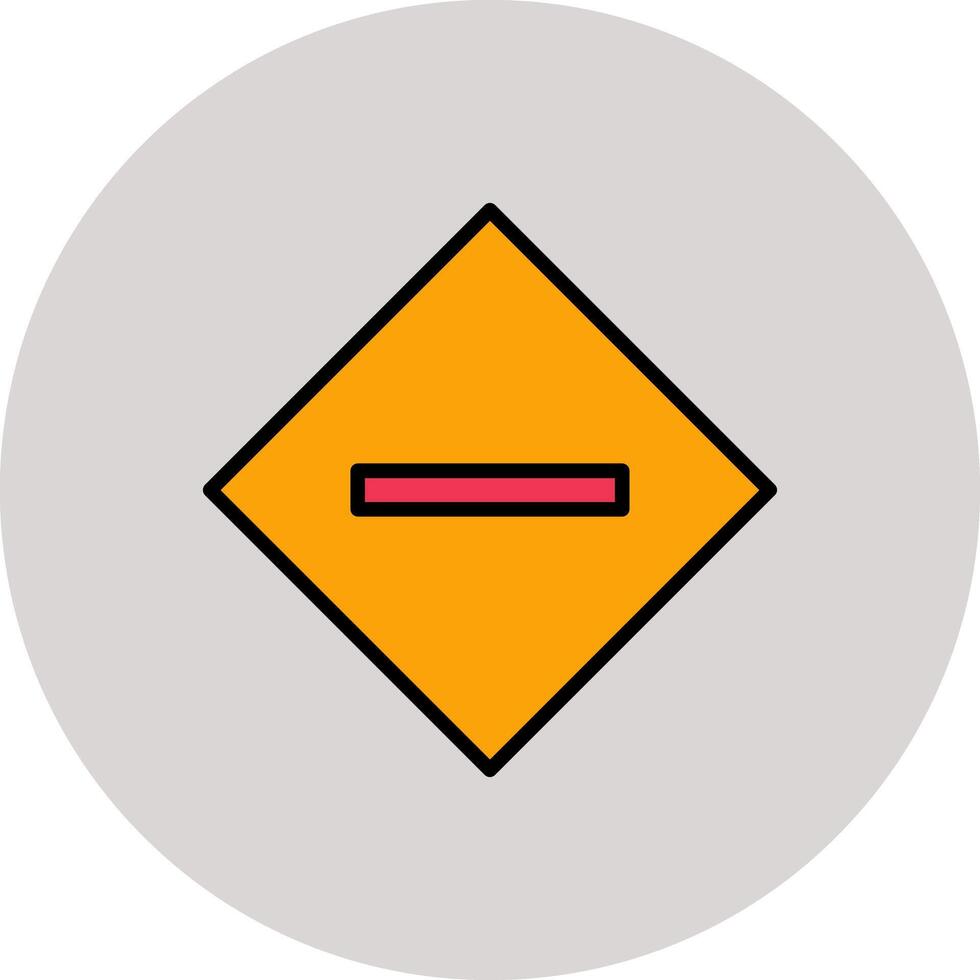 Minus Sign Icon Design vector