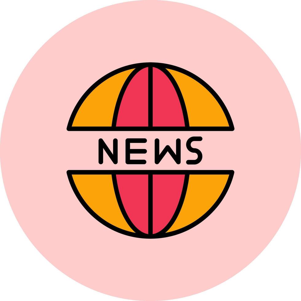News Website Icon Design vector