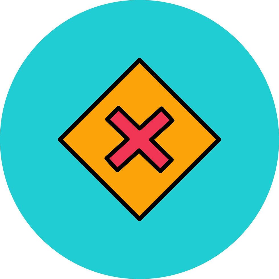 Multiplication Sign Icon Design vector