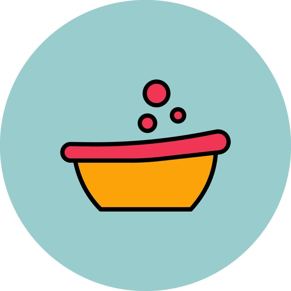 Bubble Bath Icon Design vector