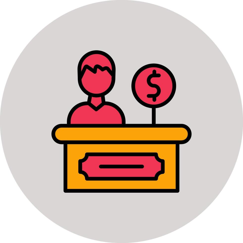 Cashier Icon Design vector