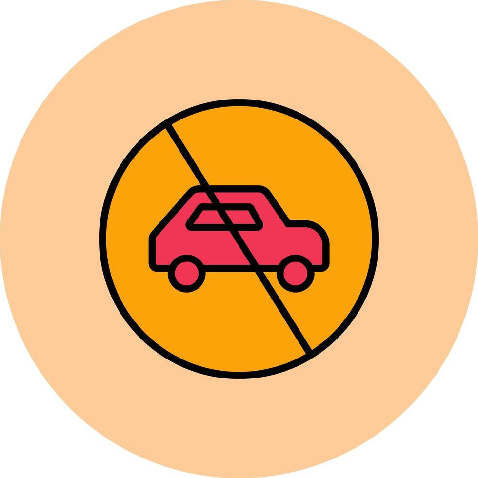 Prohibited Sign Icon Design vector