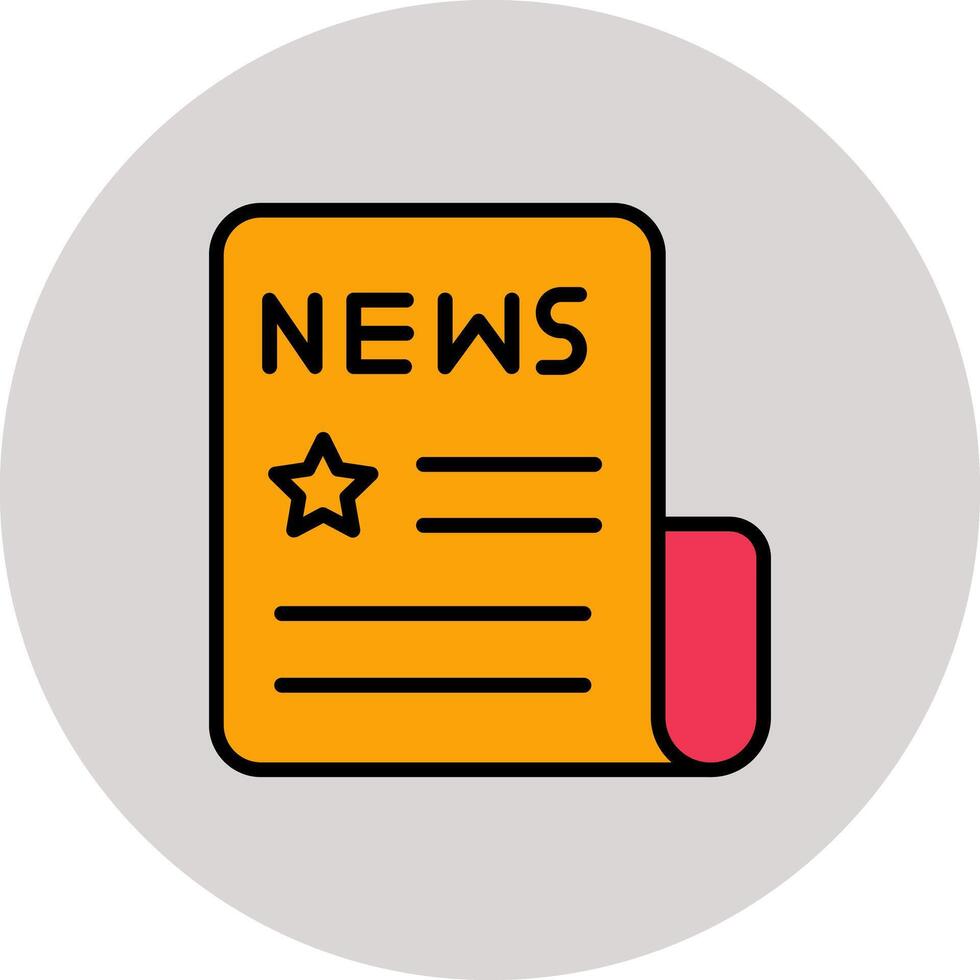 News Headlines Icon Design vector