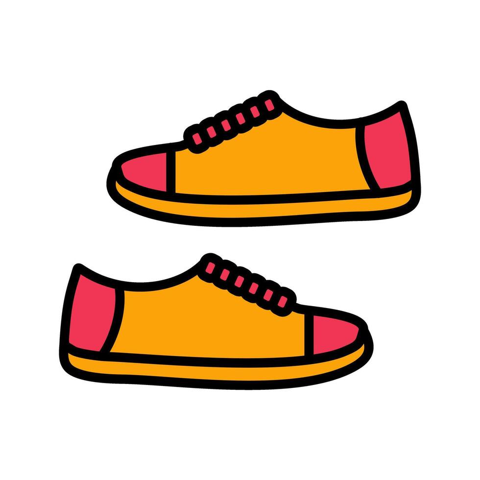 Toddler Shoes Icon Design vector