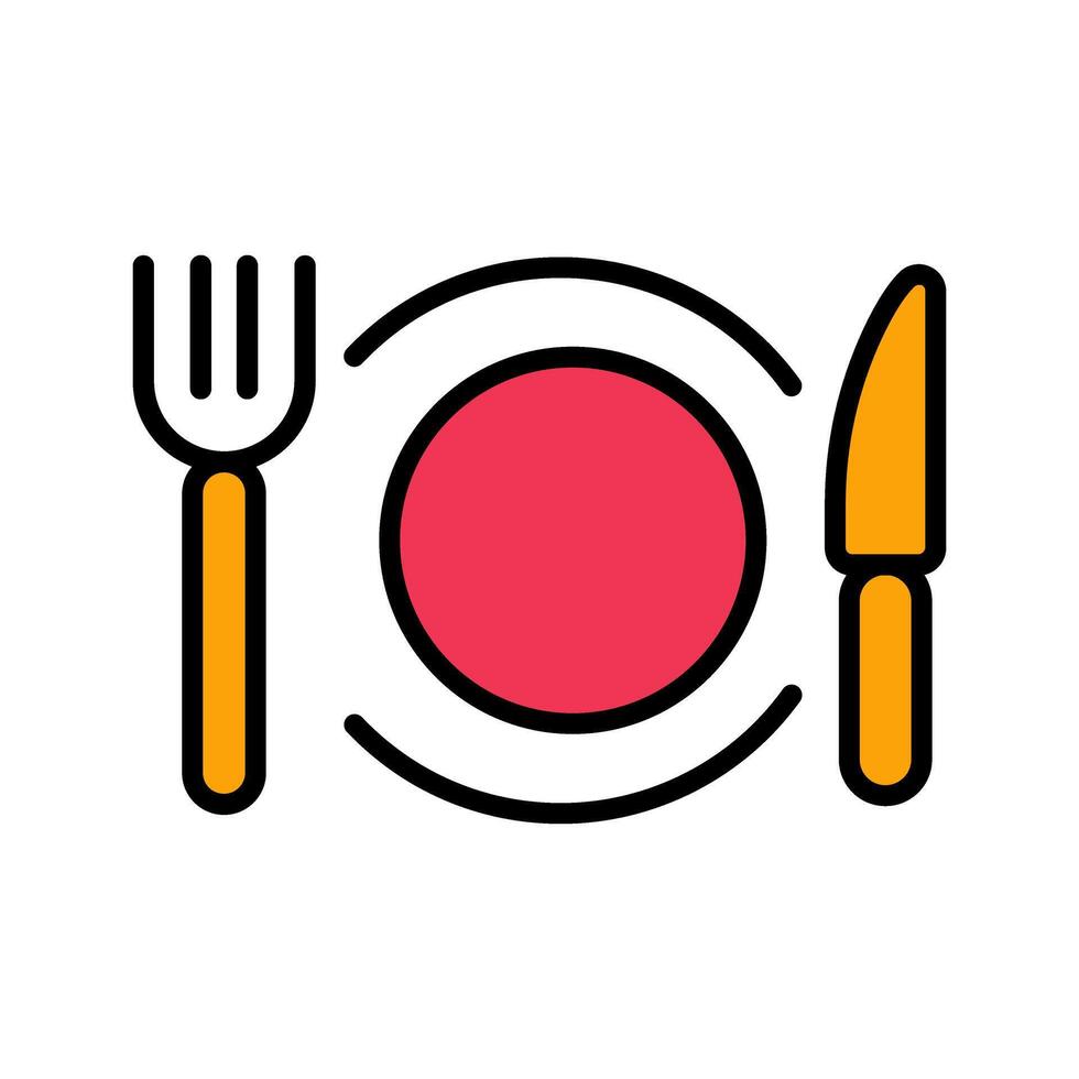 Special Meal Icon Design vector