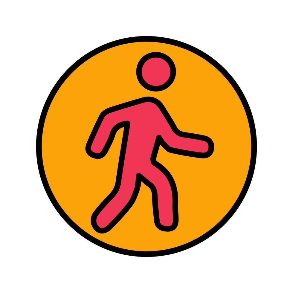 Person Walking Icon Design vector