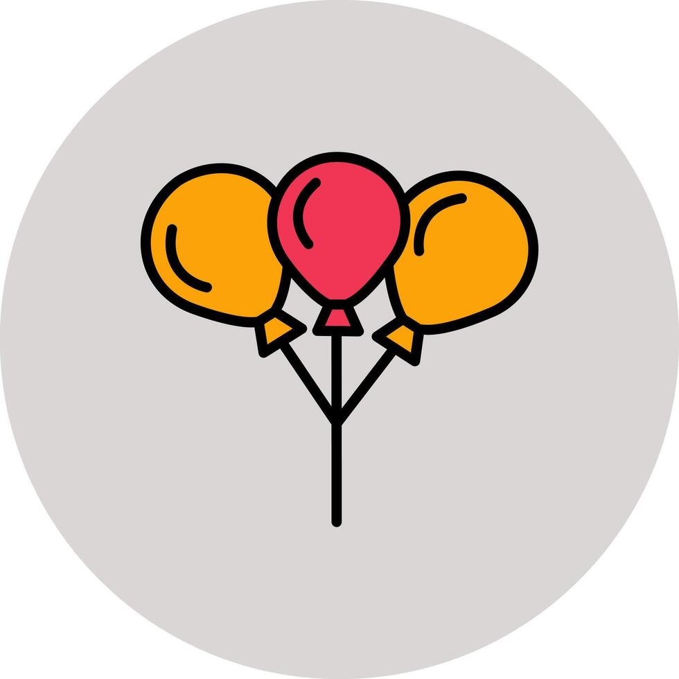 Balloons Icon Design vector