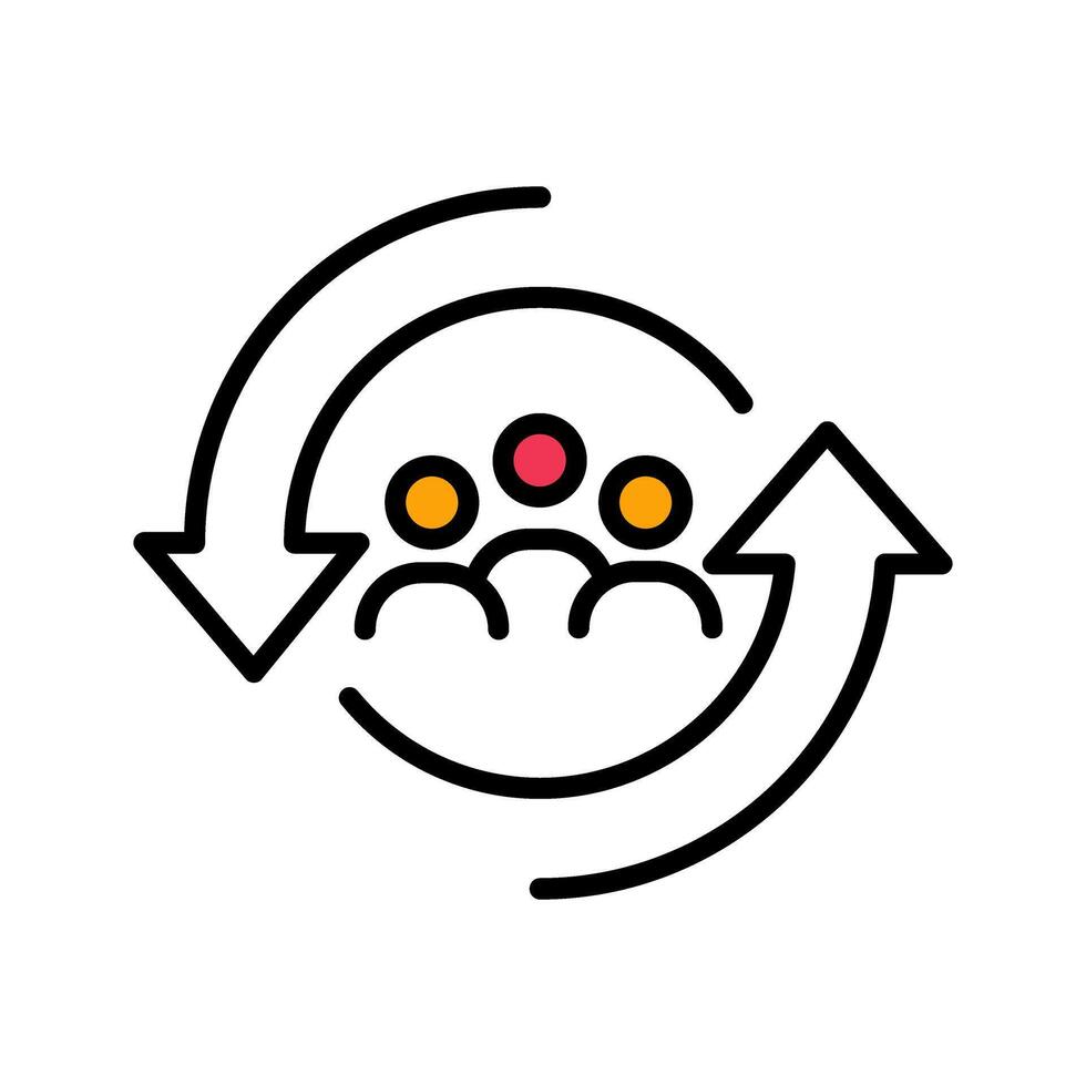 Career Change Icon Design vector