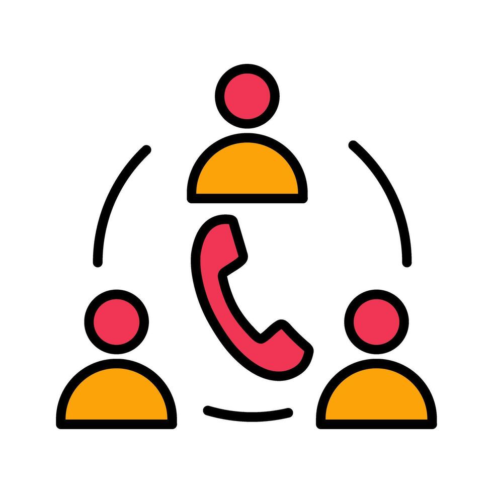 Contact Team Icon Design vector