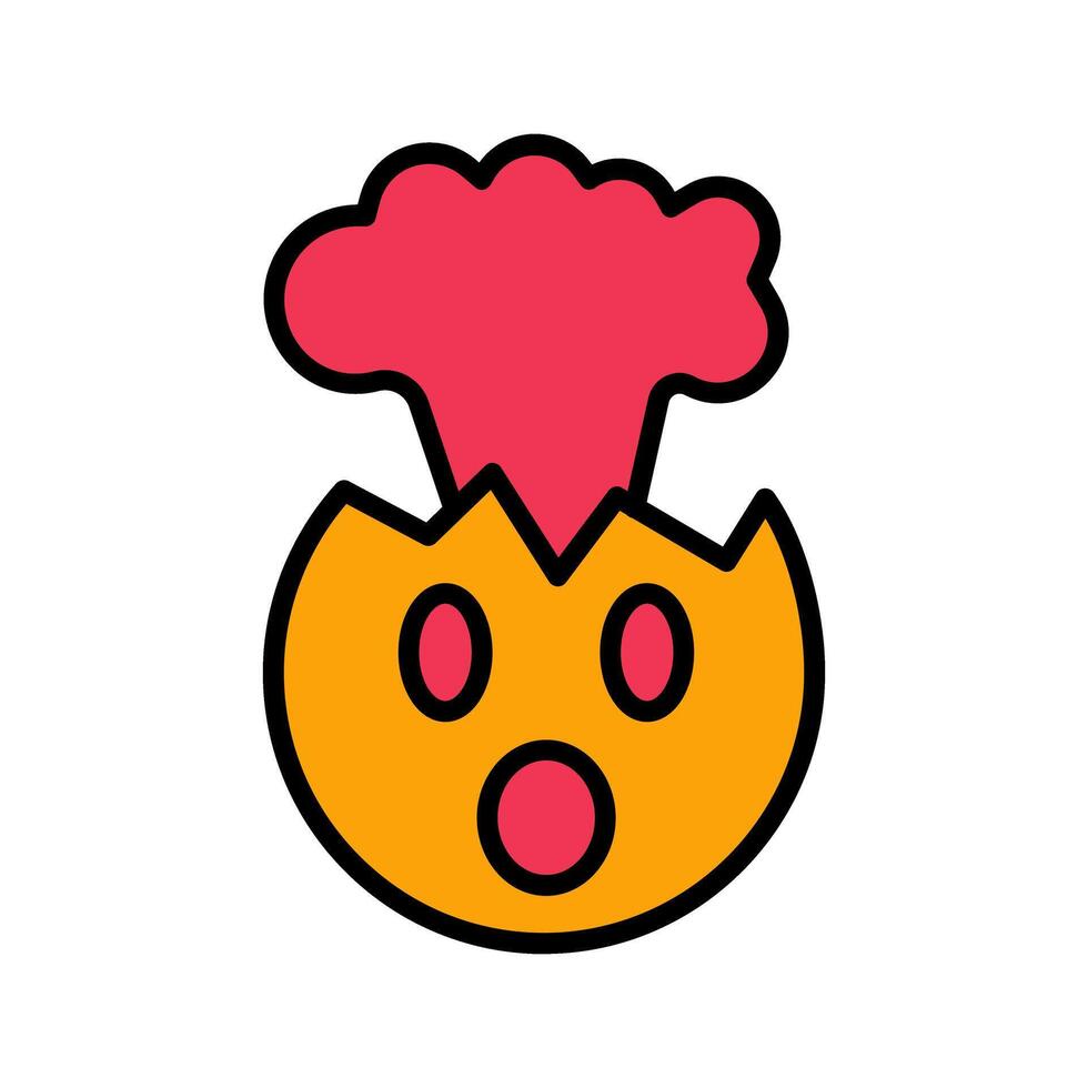 Exploding Head Icon Design vector