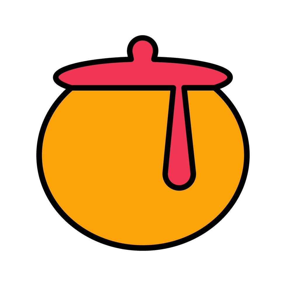 Honey Pot Icon Design vector