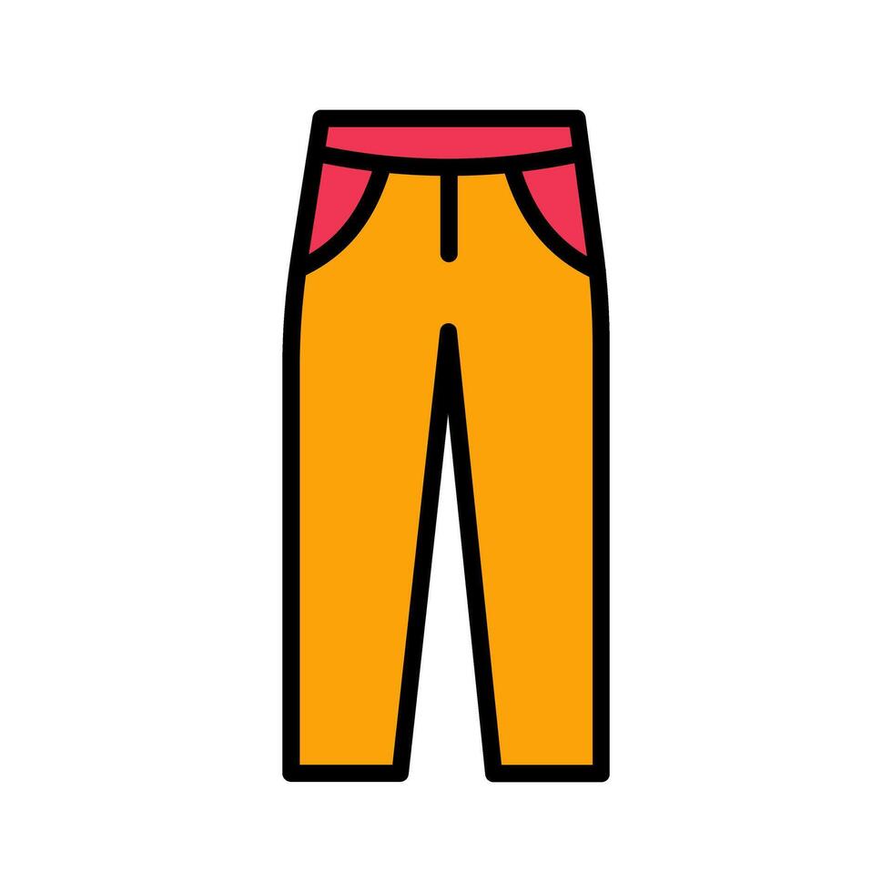Pants Icon Design vector