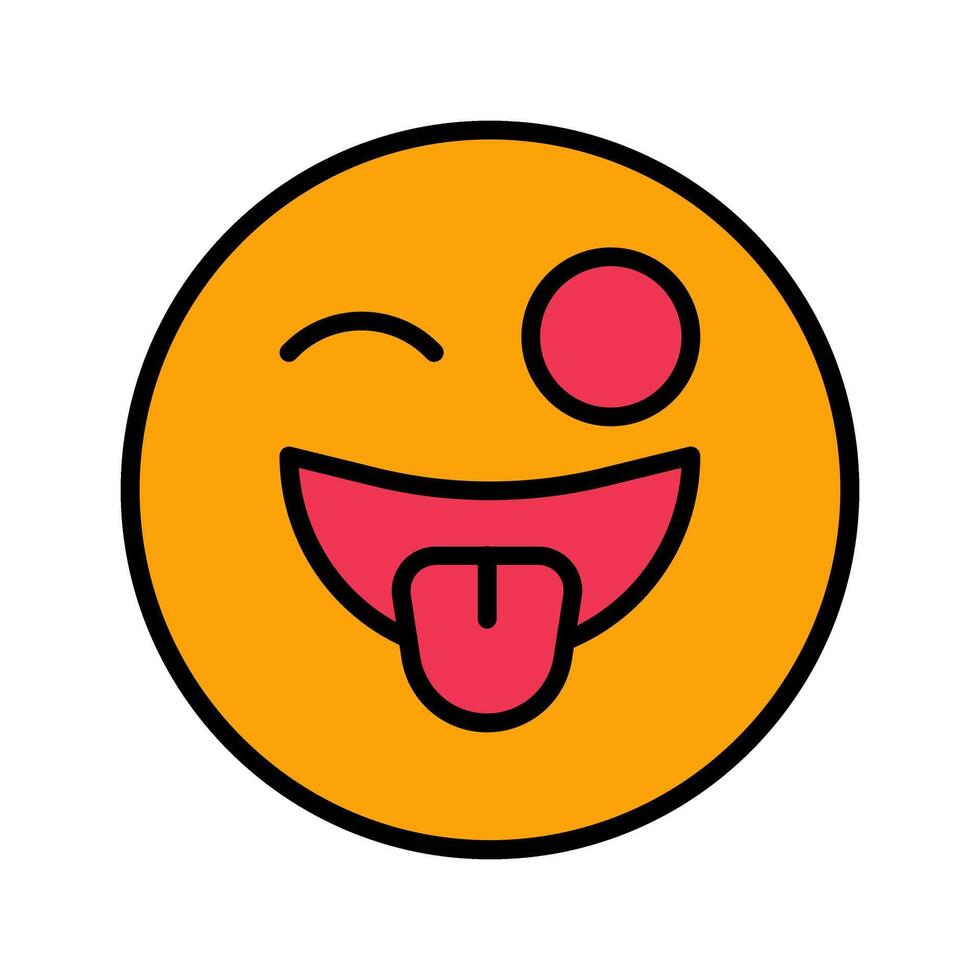 Zany Face Icon Design vector