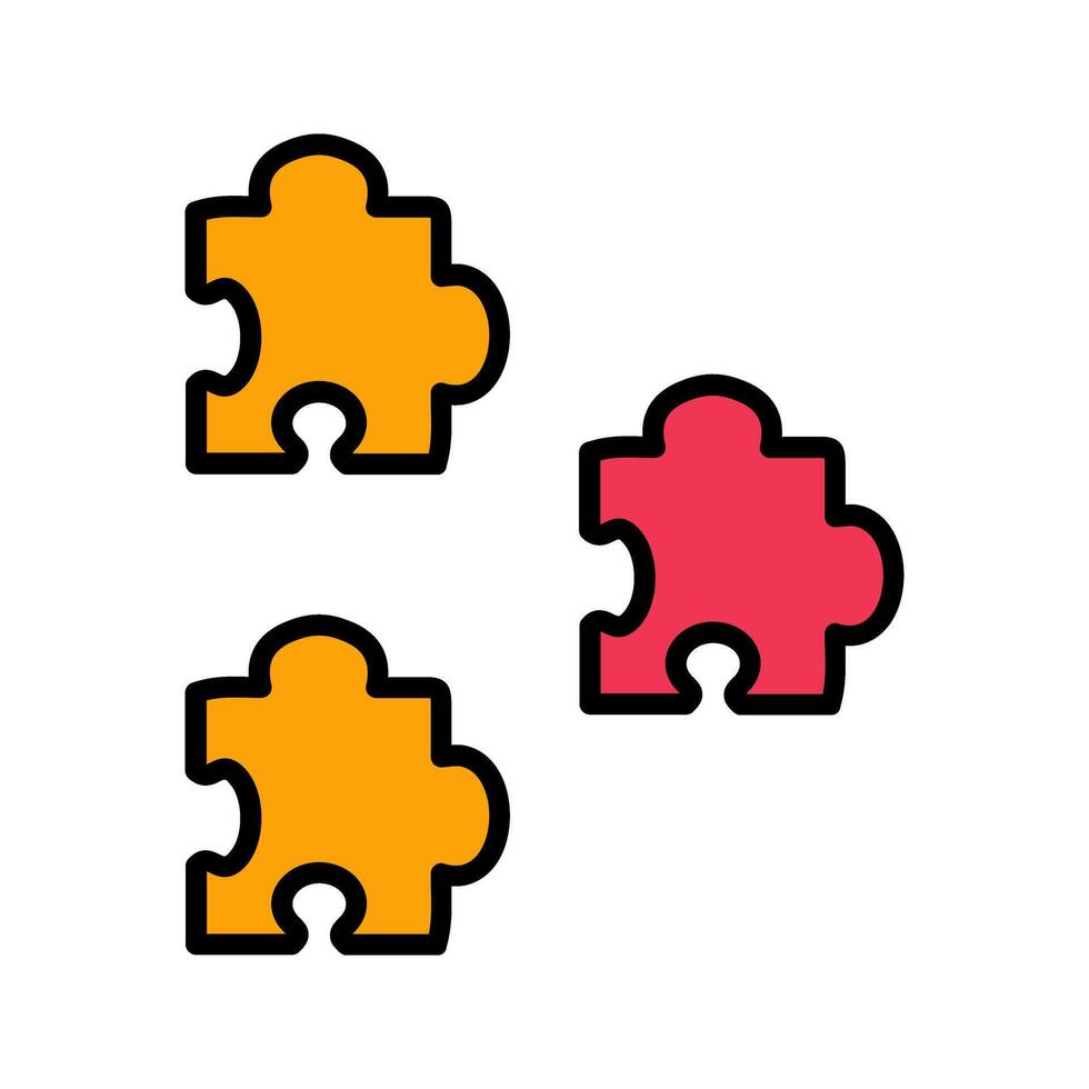 Puzzle Icon Design vector
