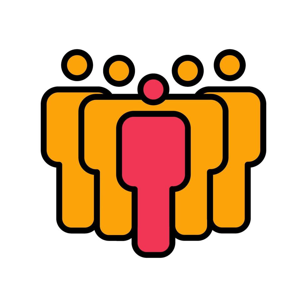 Diversity and Inclusion Icon Design vector