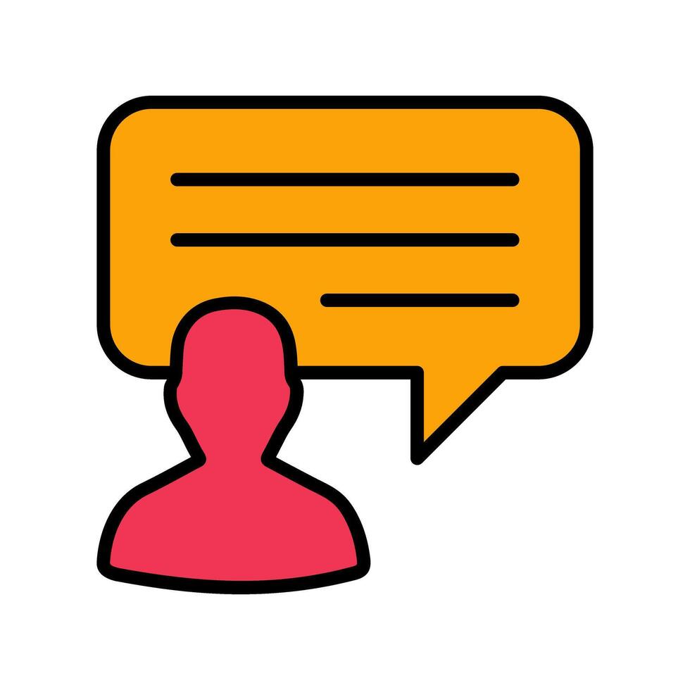 Customer Testimonial Icon Design vector