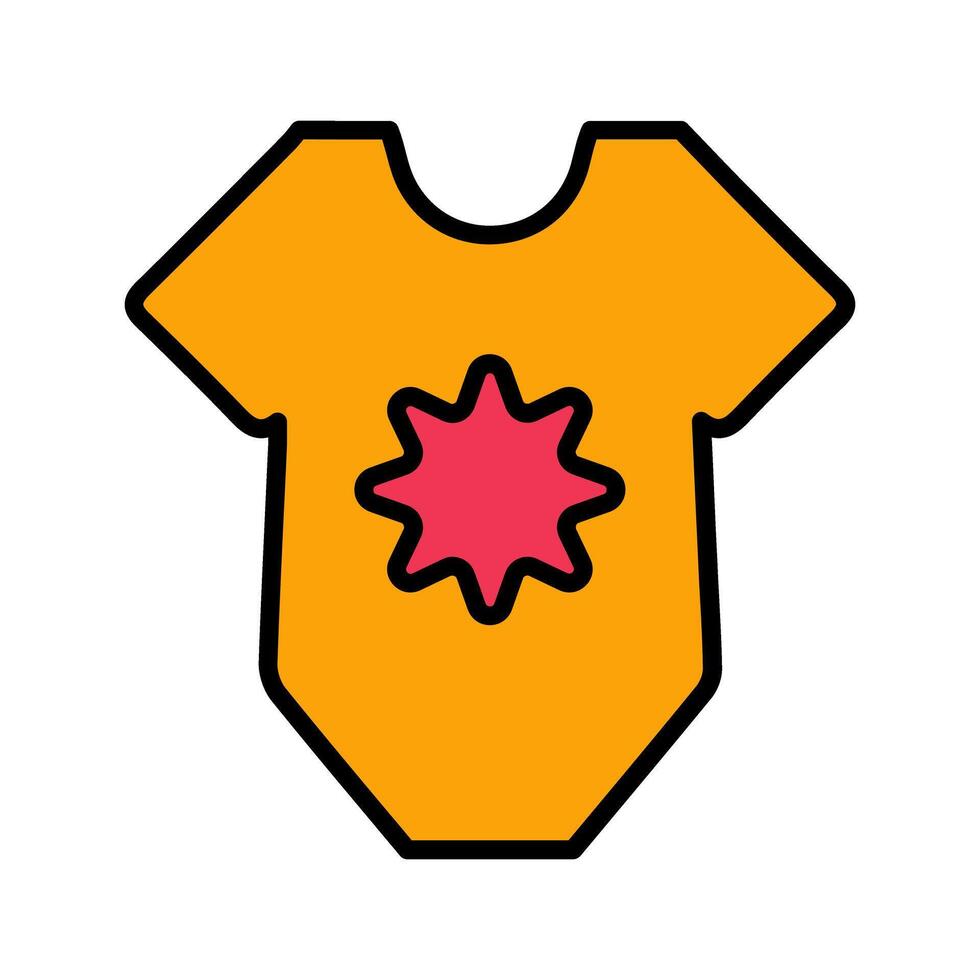 Adorable Onesies Icon Design vector