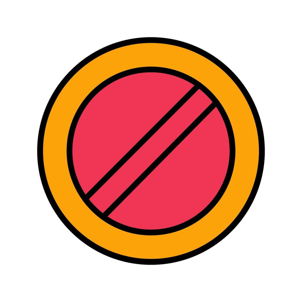 Forbidden Icon Design vector