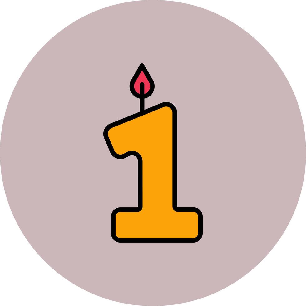 Age Number Icon Design vector