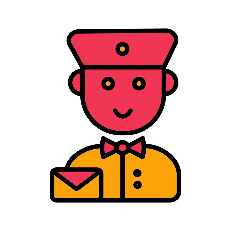 Mail Carrier Icon Design vector