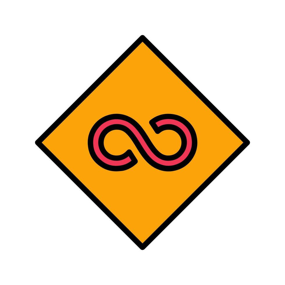 Infinity Sign Icon Design vector