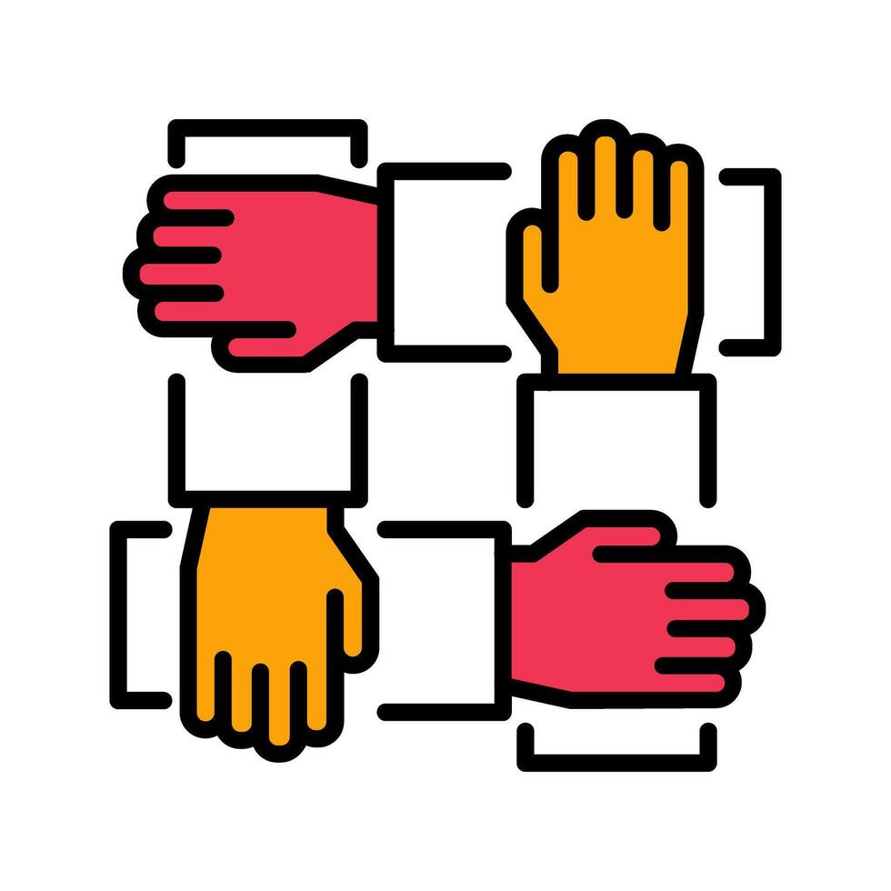 Teamwork Icon Design vector