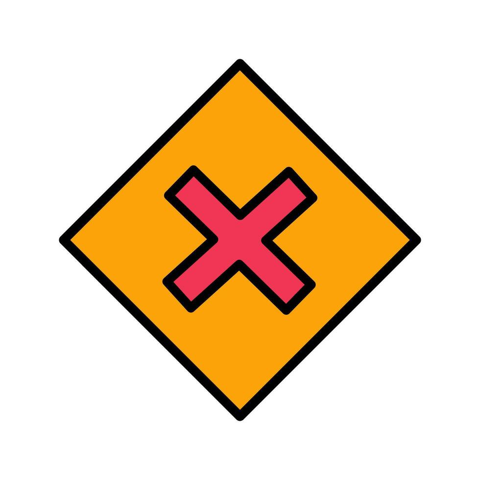 Multiplication Sign Icon Design vector