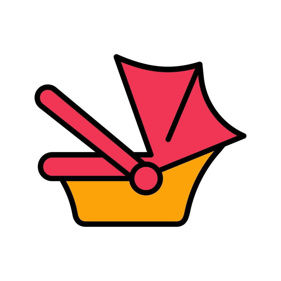 Car Seat Safety Icon Design vector