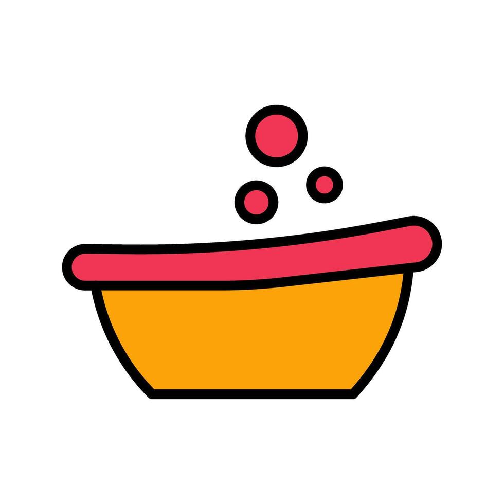 Bubble Bath Icon Design vector