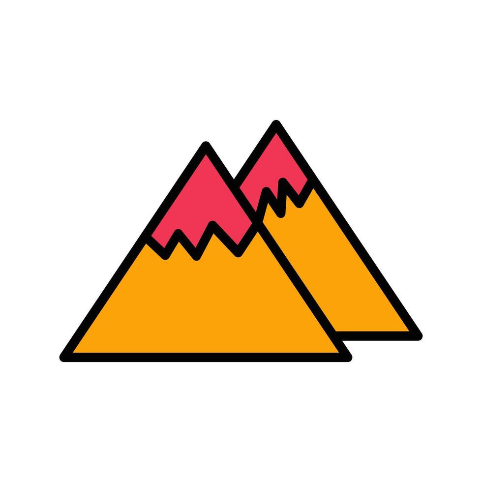 Mountain Icon Design vector