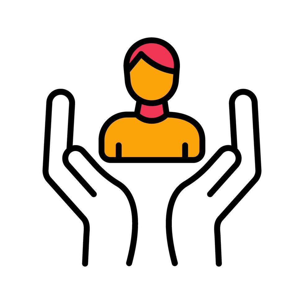 Employee Insurance Icon Design vector