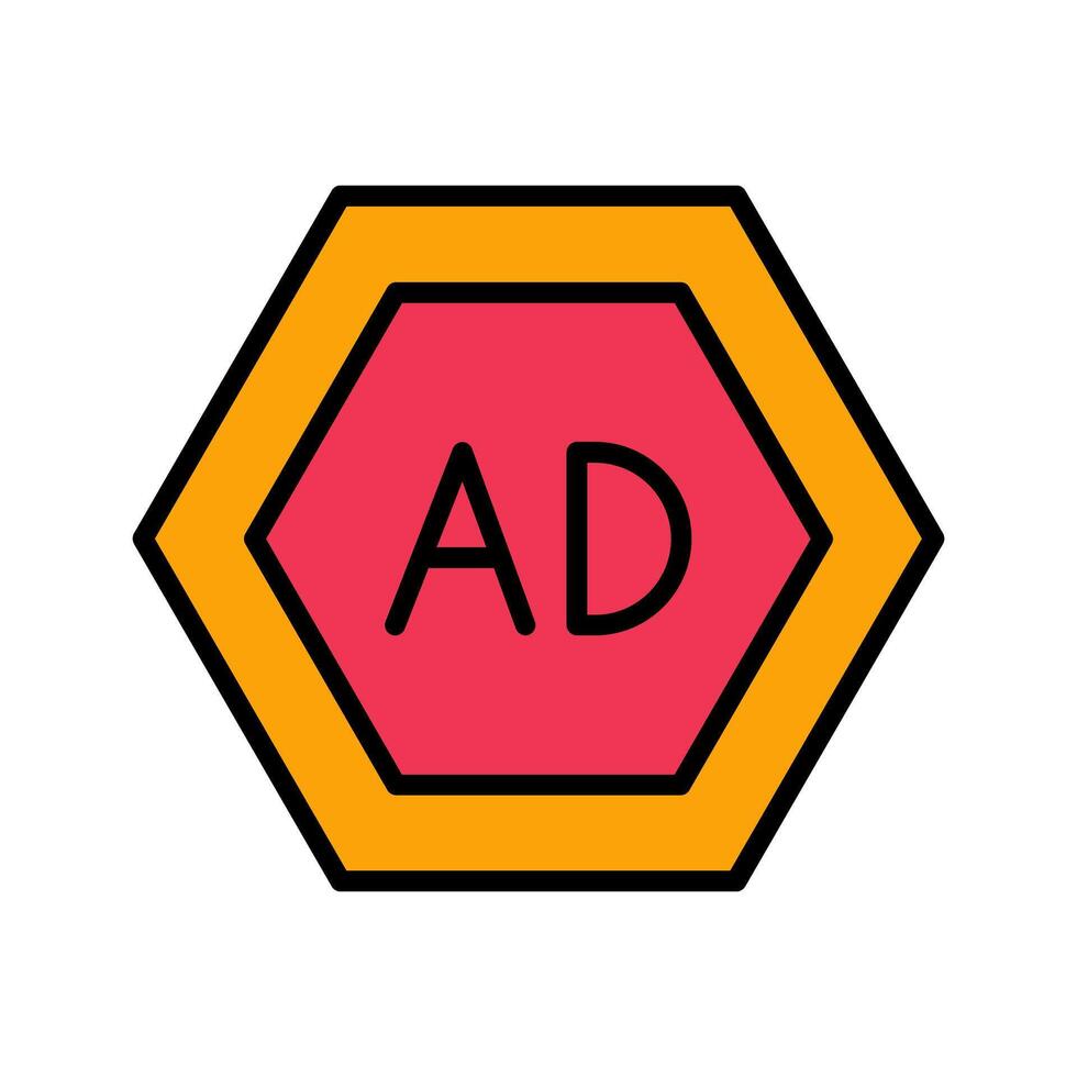 Ad Blocker Icon Design vector