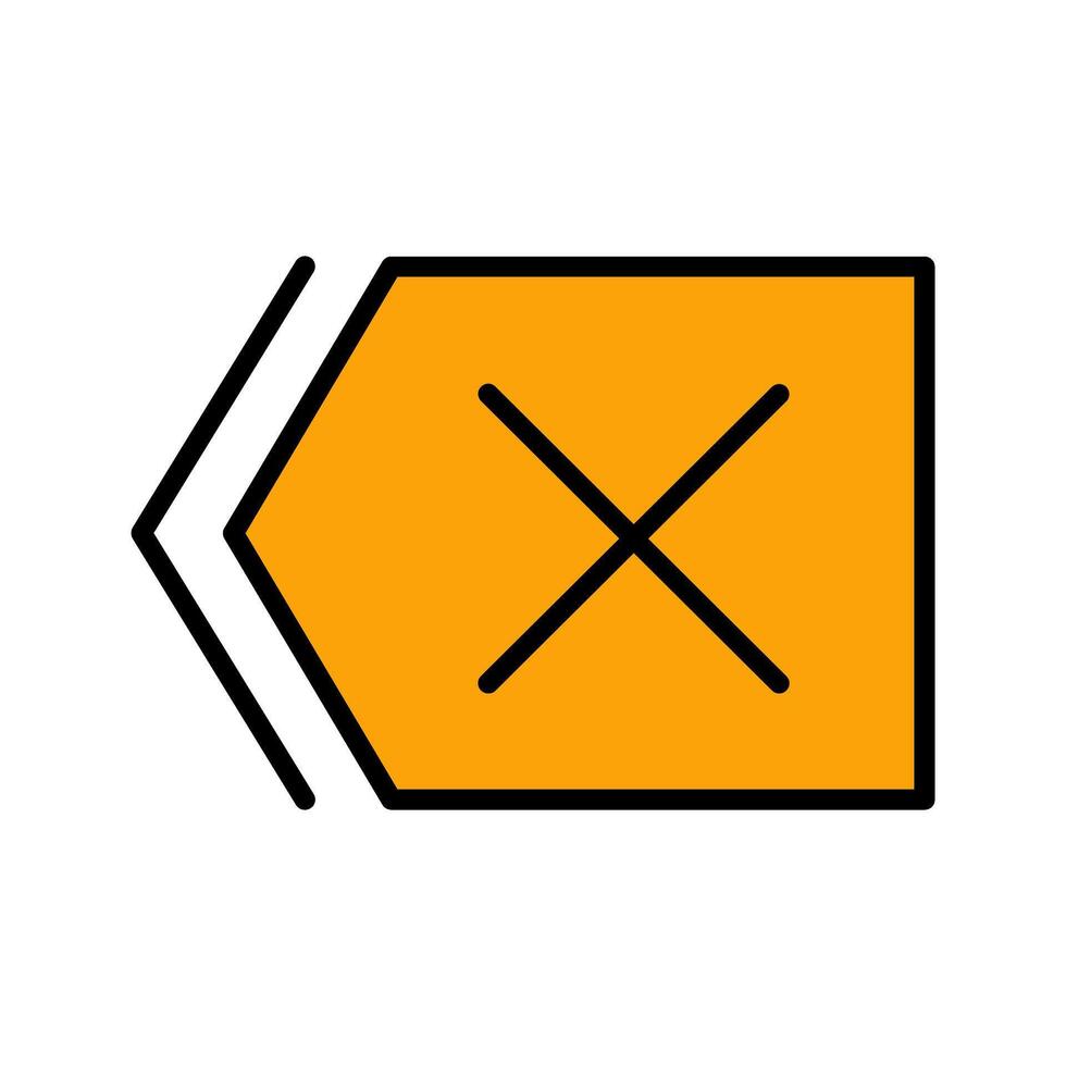 Delete Icon Design vector